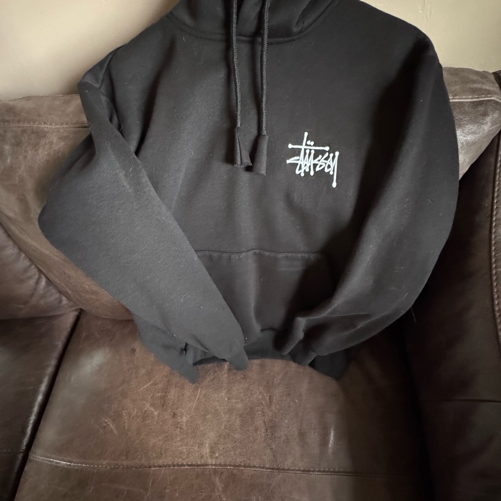 Stussy Classic Black Pullover Hoodie